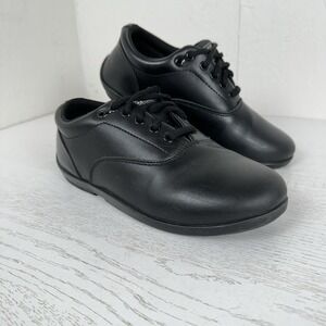 Drill Masters Marching Band Shoes Womens 8 Mens 6 Rolled Heel Black Performance